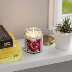Heart-Shaped Coconut Apricot Scented Candle (4oz, 9oz)