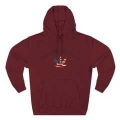 American Flag Leaf Design