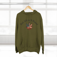 American Flag Leaf Design