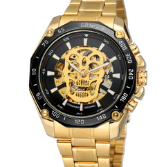 FORSINING Skeleton Steel Automatic Men's Watch