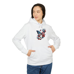Patriotic Floral Butterfly Hoodie
