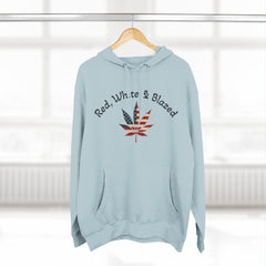 American Flag Leaf Design
