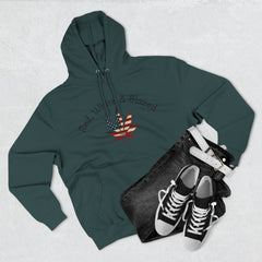 American Flag Leaf Design