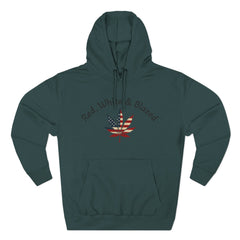 American Flag Leaf Design
