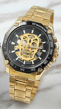 FORSINING Skeleton Steel Automatic Men's Watch