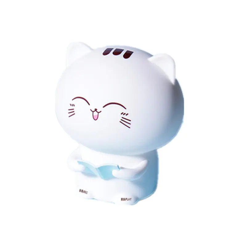 Cat-Themed Colorful Silicone Touch Control Night Light