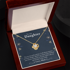 To My Daughter - My Pride and Joy- Necklace