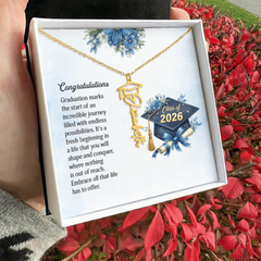 Graduation Cap Personalized Name Pendant