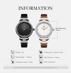 SHENGKE May Release Women's Diamond Quartz Watch