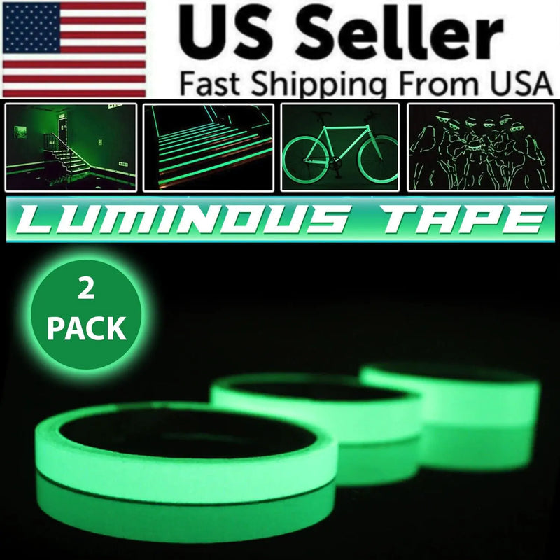 2PC Glow in the Dark Wall Tape